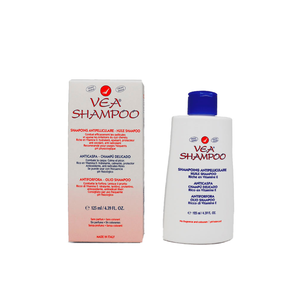 VEA Shampoo - Shampoing anti pelliculaire, antibactérien et antifongique - 125 ml